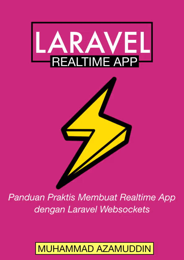 Cover Panduan Praktis Membuat Realtime App dengan Laravel Websockets